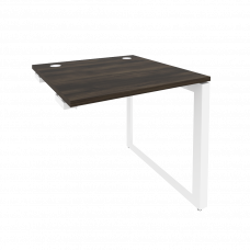 Onix Стол-приставка на О-образном м/к к опорным элементам O.MO-SPR-0.8 Дуб Мали/Металл Белый 780*800