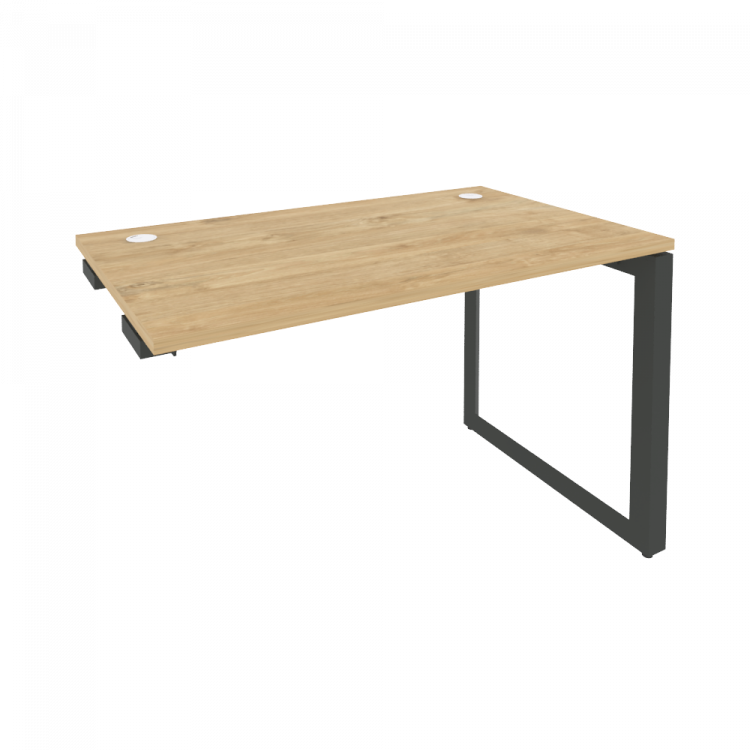 Onix Стол-приставка на О-образном м/к к опорным элементам O.MO-SPR-2.7 Тиквуд Светлый/Металл Антраци