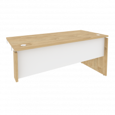 Onix Стол-приставка правый к опорным элементам O.SPR-4.7 (R) Тиквуд Светлый/Белый Бриллиант 1580*720