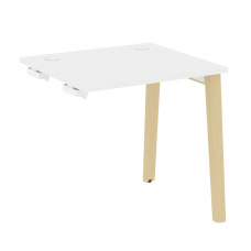 Onix Wood Стол-приставка OW.SPR-0.7 Белый Бриллиант/Дуб Светлый/Металл Белый 780*720*750