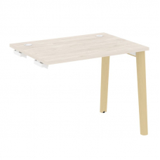 Onix Wood Стол-приставка OW.SPR-1.7 Денвер Светлый/Дуб Светлый/Металл Белый 980*720*750