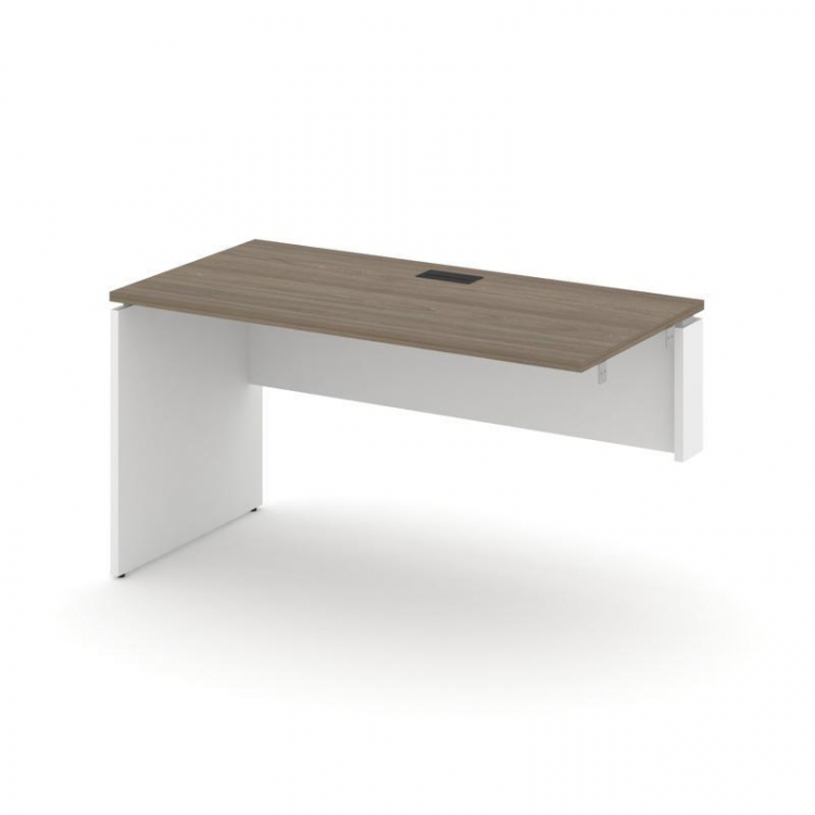 Style Project Стол-приставка к опор. элем. SN-D.OPRS-023(R) Вяз Благородный/Белый/Черная Заглушка 13