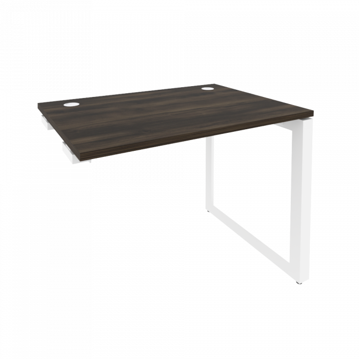 Onix Стол-приставка на О-образном м/к к опорным элементам O.MO-SPR-1.7 Дуб Мали/Металл Белый 980*720