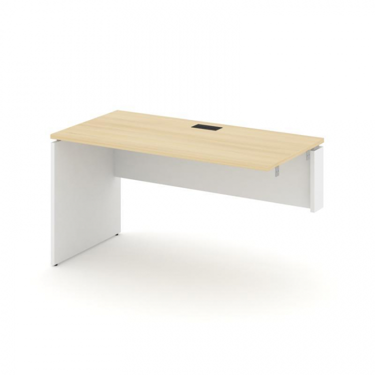 Style Project Стол-приставка к опор. элем. SN-D.OPRS-024(R) Акация Лорка/Белый/Черная Заглушка 1580*