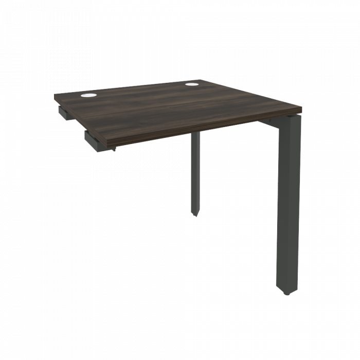 Onix Стол-приставка на П-образном м/к к опорным элементам O.MP-SPR-0.7 Дуб Мали/Металл Антрацит 780*