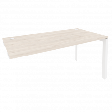 Onix Стол-приставка на П-образном м/к к опорным элементам O.MP-SPR-4.8 Денвер Светлый/Металл Белый 1