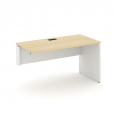 Style Project Стол-приставка к опор. элем. SN-D.OPRS-003(L) Акация Лорка/Белый/Черная Заглушка 1380*