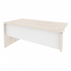 Onix Стол-приставка левый к опорным элементам O.SPR-4.8 (L) Денвер Светлый/Белый Бриллиант 1580*800*