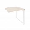 Onix Стол-приставка на О-образном м/к к опорным элементам O.MO-SPR-0.7 Денвер Светлый/Металл Белый 7