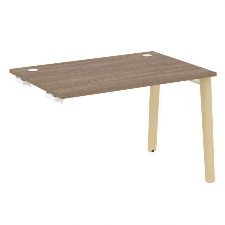 Onix Wood Стол-приставка OW.SPR-2.8 Дуб Аризона/Дуб Светлый/Металл Белый 1180*800*750