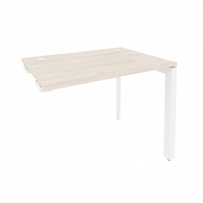 Onix Стол-приставка на П-образном м/к к опорным элементам O.MP-SPR-1.7 Денвер Светлый/Металл Белый 9