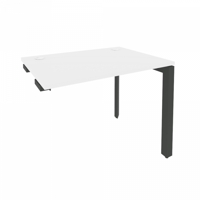 Onix Стол-приставка на П-образном м/к к опорным элементам O.MP-SPR-1.7 Белый Бриллиант/Металл Антрац