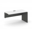 Style Project Стол-приставка к опор. элем. SN-D.OPRS-003(L) Белый/Антрацит/Черная Заглушка 1380*600*