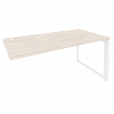 Onix Стол-приставка на О-образном м/к к опорным элементам O.MO-SPR-4.8 Денвер Светлый/Металл Белый 1