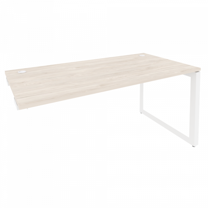 Onix Стол-приставка на О-образном м/к к опорным элементам O.MO-SPR-4.8 Денвер Светлый/Металл Белый 1