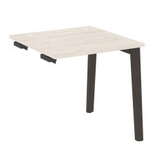 Onix Wood Стол-приставка OW.SPR-0.8 Денвер Светлый/Дуб Темный/Металл Антрацит 780*800*750