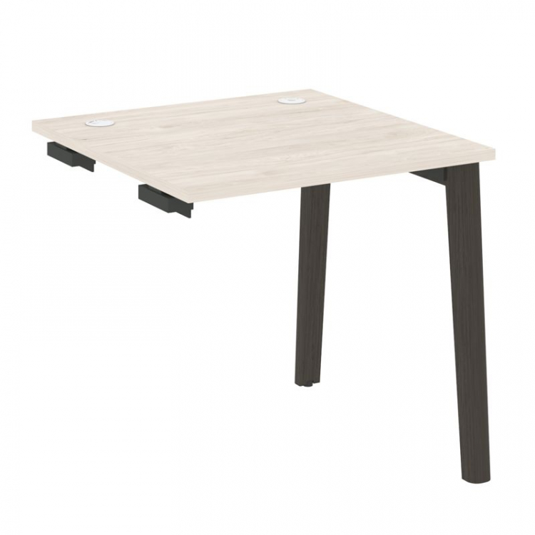 Onix Wood Стол-приставка OW.SPR-0.8 Денвер Светлый/Дуб Темный/Металл Антрацит 780*800*750