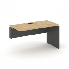 Style Project Стол-приставка к опор. элем. SN-D.OPRS-001(L) Тиквуд Светлый/Антрацит/Черная Заглушка