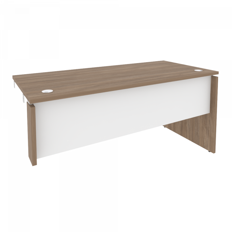 Onix Стол-приставка правый к опорным элементам O.SPR-4.7 (R) Дуб Аризона/Белый Бриллиант 1580*720*75