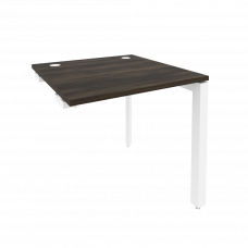 Onix Стол-приставка на П-образном м/к к опорным элементам O.MP-SPR-0.8 Дуб Мали/Металл Белый 780*800