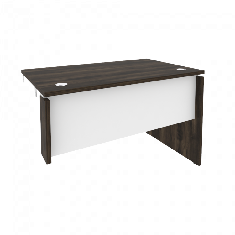 Onix Стол-приставка правый к опорным элементам O.SPR-2.7 (R) Дуб Мали/Белый Бриллиант 1180*720*750