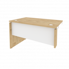 Onix Стол-приставка левый к опорным элементам O.SPR-2.7 (L) Тиквуд Светлый/Белый Бриллиант 1180*720*