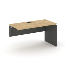 Стайл Проджект Стол-приставка к опор. элем. SN-D.OPRS-023(L) Тиквуд Светлый/Антрацит NEW/Черная Загл