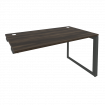 Onix Стол-приставка на О-образном м/к к опорным элементам O.MO-SPR-3.8 Дуб Мали/Металл Антрацит 1380