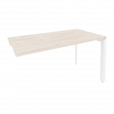 Onix Стол-приставка на П-образном м/к к опорным элементам O.MP-SPR-3.7 Денвер Светлый/Металл Белый 1