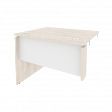 Onix Стол-приставка левый к опорным элементам O.SPR-1.8 (L) Денвер Светлый/Белый Бриллиант 980*800*7