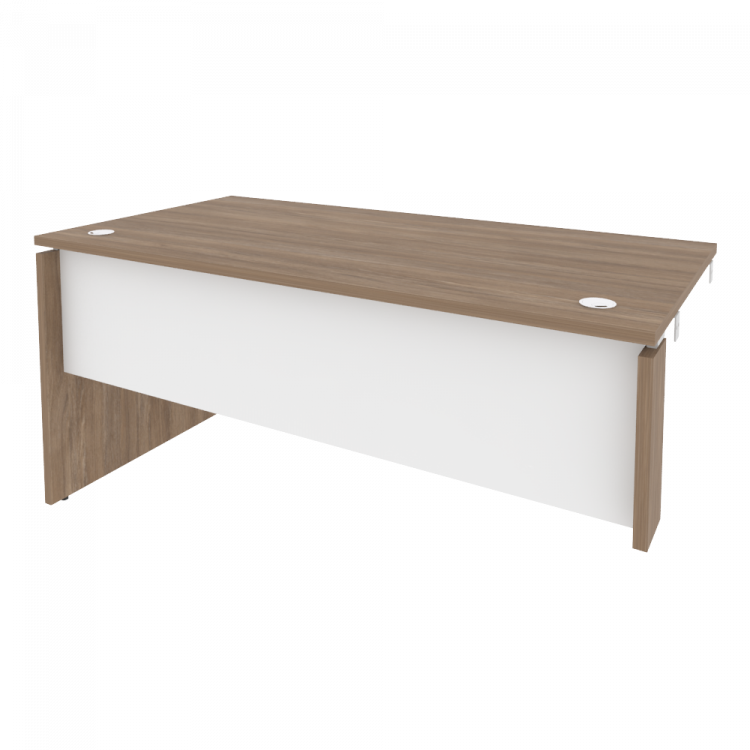Onix Стол-приставка левый к опорным элементам O.SPR-4.8 (L) Дуб Аризона/Белый Бриллиант 1580*800*750