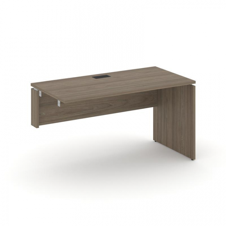 Style Project Стол-приставка к опор. элем. SN-D.OPRS-022(L) Вяз Благородный/Черная Заглушка 1180*800