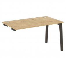 Onix Wood Стол-приставка OW.SPR-3.8 Тиквуд Светлый/Дуб Темный/Металл Антрацит 1380*800*750