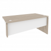 Onix Стол-приставка правый к опорным элементам O.SPR-4.8 (R) Дуб Аттик/Белый Бриллиант 1580*800*750