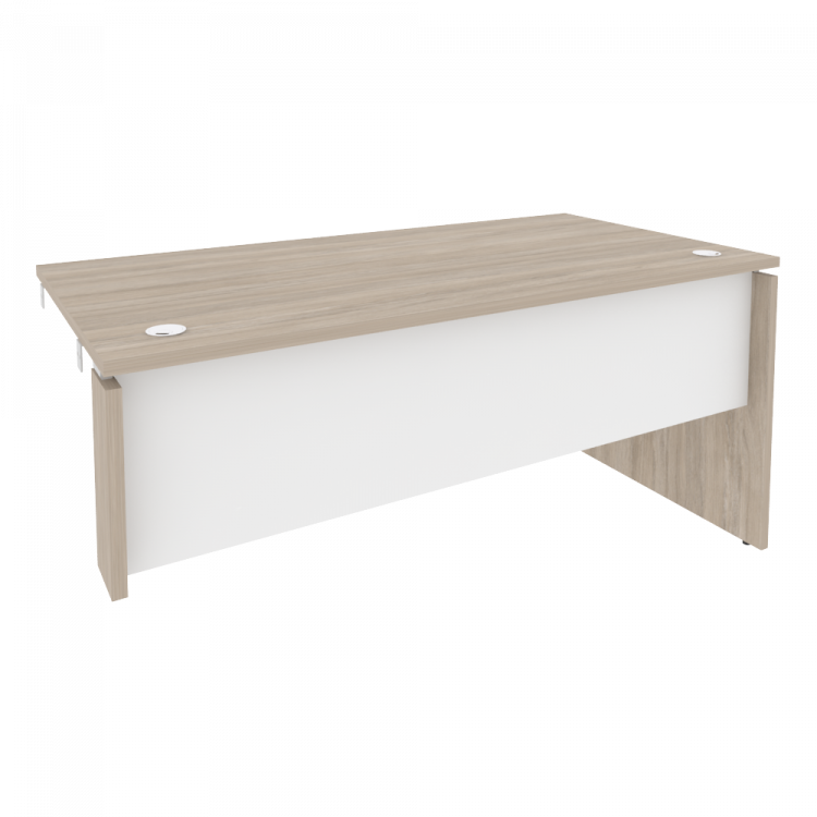 Onix Стол-приставка правый к опорным элементам O.SPR-4.8 (R) Дуб Аттик/Белый Бриллиант 1580*800*750