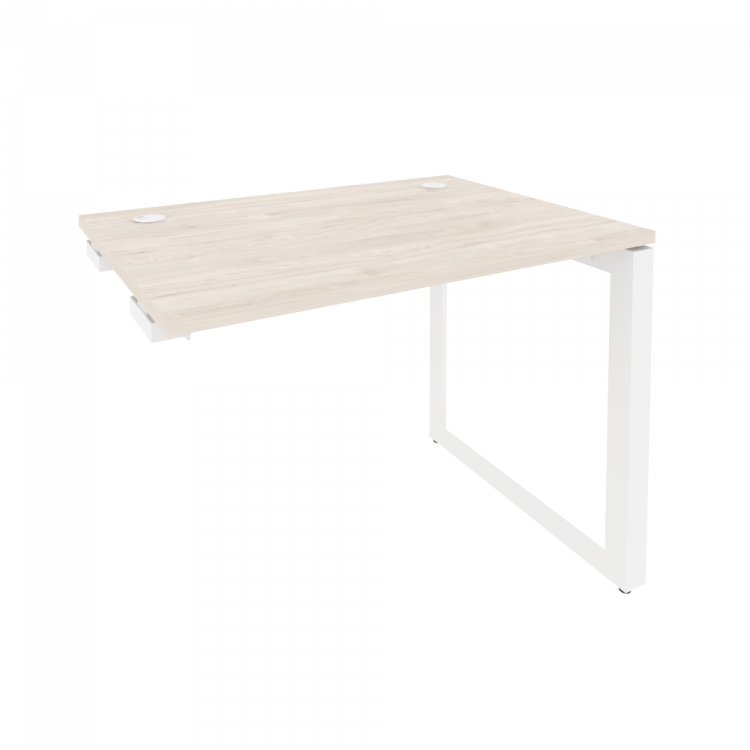 Onix Стол-приставка на О-образном м/к к опорным элементам O.MO-SPR-1.7 Денвер Светлый/Металл Белый 9