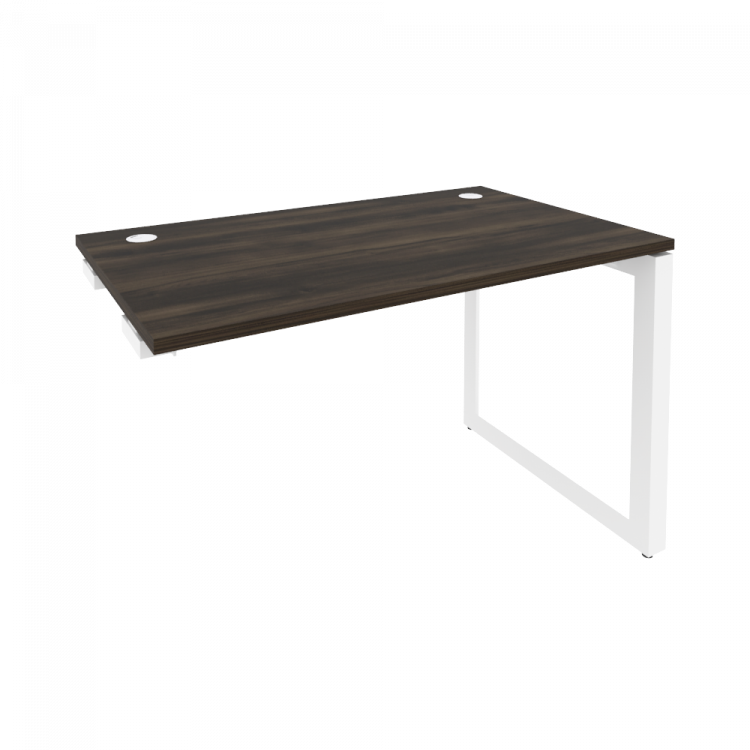 Onix Стол-приставка на О-образном м/к к опорным элементам O.MO-SPR-2.7 Дуб Мали/Металл Белый 1180*72