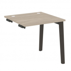 Onix Wood Стол-приставка OW.SPR-0.8 Дуб Аттик/Дуб Темный/Металл Антрацит 780*800*750