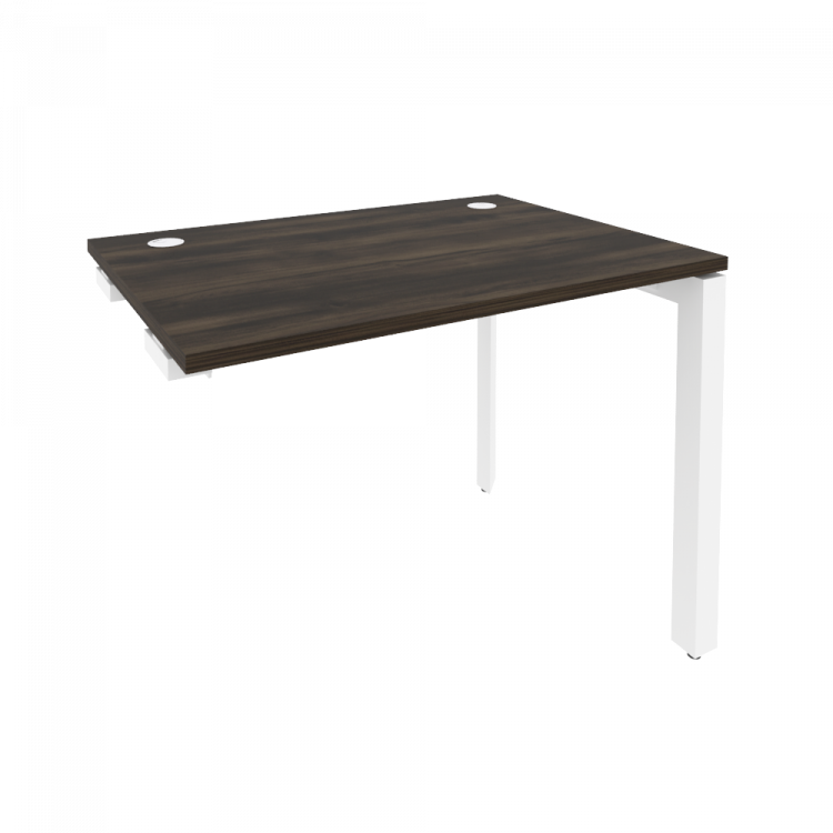 Onix Стол-приставка на П-образном м/к к опорным элементам O.MP-SPR-1.7 Дуб Мали/Металл Белый 980*720