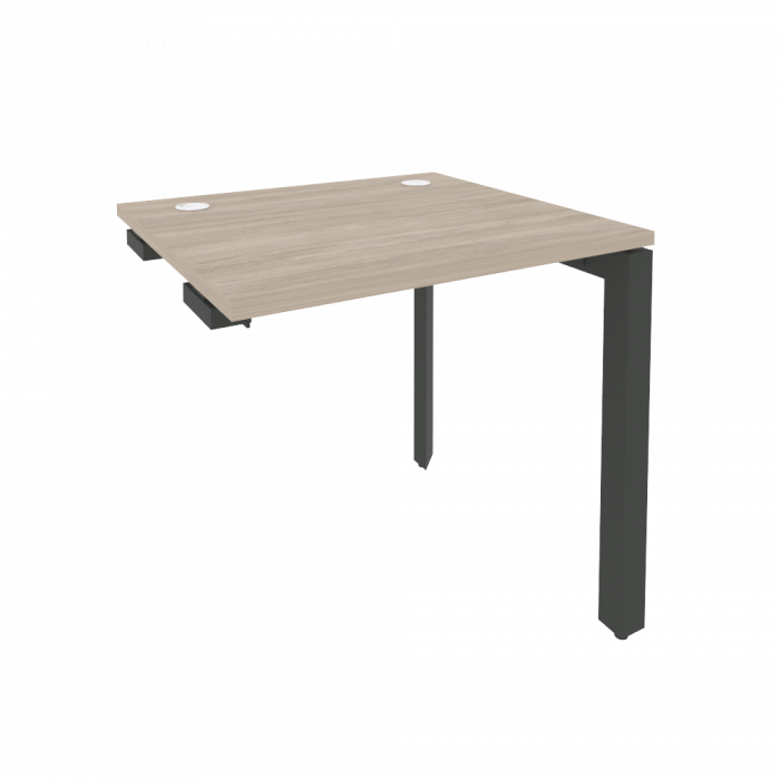 Onix Стол-приставка на П-образном м/к к опорным элементам O.MP-SPR-0.7 Дуб Аттик/Металл Антрацит 780