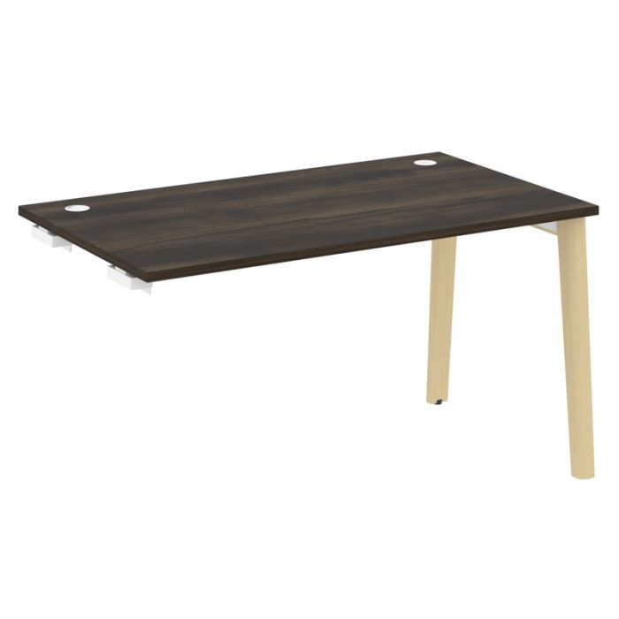 Onix Wood Стол-приставка OW.SPR-3.8 Дуб Мали/Дуб Светлый/Металл Белый 1380*800*750