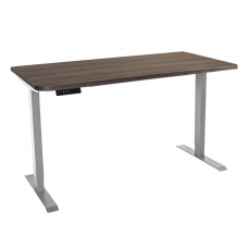 Стол с регулировкой высоты электрический LuxAlto LA-T33-2AR2 серый/дуб коричневый ЛДСП 140*60*2.5