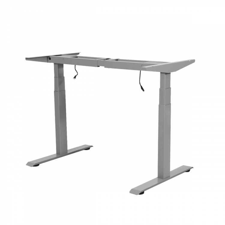 Стол с регулировкой высоты электрический LuxAlto LA-T33-2A3 серый/дуб бежево-серый ЛДСП 120*60*2.5