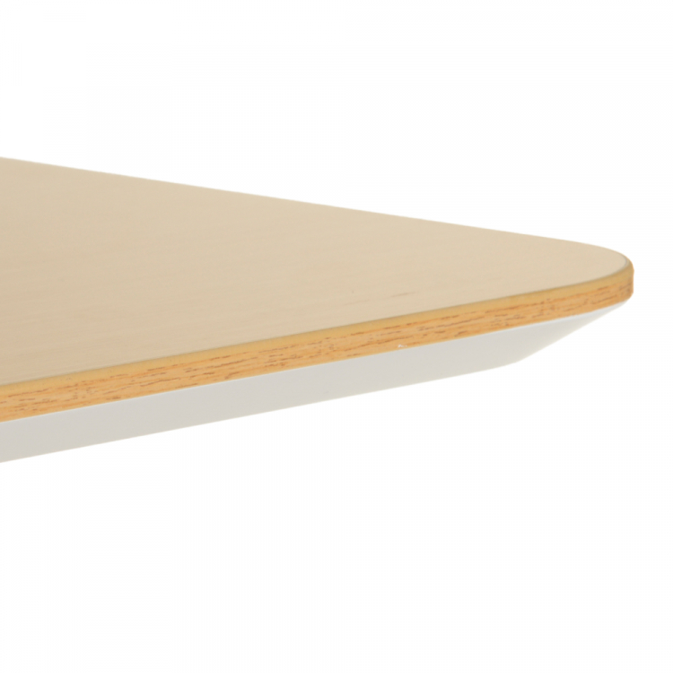 Стол с регулировкой высоты электрический LuxAlto LA-T33-E6 белый/с угловым скосом ЛДСП 120*60*2.5