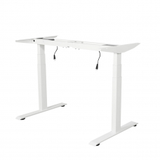 Стол с регулировкой высоты электрический LuxAlto LA-T33-2A3 белый/дуб бежево-серый ЛДСП 120*70*2.5