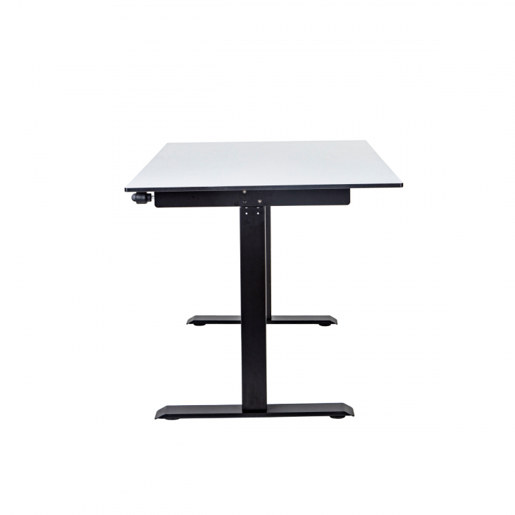 Стол регулируемый механический LuxAlto LA-H33-M1 черный/дуб HPL 120*80*1,2