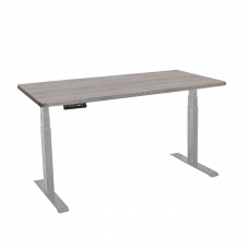 Стол с регулировкой высоты электрический LuxAlto LA-T33-2A3 серый/дуб бежево-серый ЛДСП 135*80*2.5