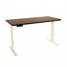 Стол с регулировкой высоты электрический LuxAlto LA-T33-2AR2 слоновая кость/трюфель ЛДСП 140*65*2.5