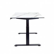 Стол-трансформер регулируемый электрический LuxAlto LA-H33-2A3L LOW черный/мрамор HPL 120*80*1,2