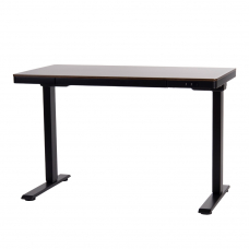 Стол с электроприводом LA-T33-E4A (МДФ венге, черное), высота 70-120 см, столешница 120*60 см